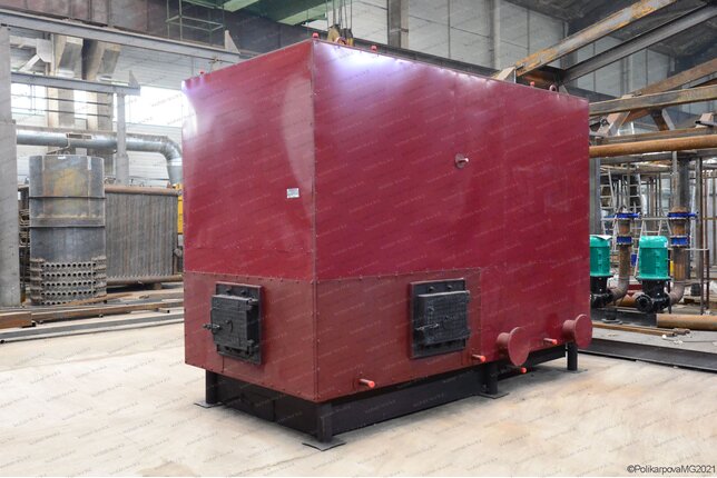 Твердотопливный котел 2.0 МВт водогрейный