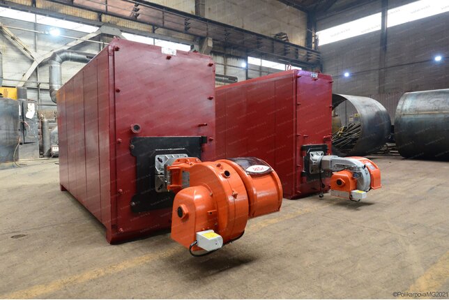 Котлы на мазуте 1.1 МВт водогрейные