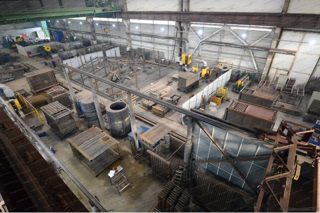 Газовый котел 1500 кВт производство