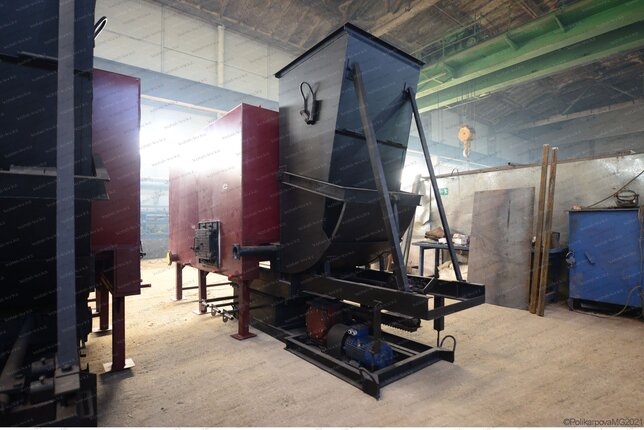 Котел КВм 0.7 МВт с ТШПМ-1.45