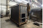 Котел 0.4 МВт на дровах - изготовление