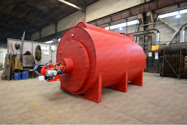 Котел паровой 1200 кг 115 С на газу