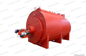 Котел паровой 1500 кг 115 С на мазуте и отработанном масле