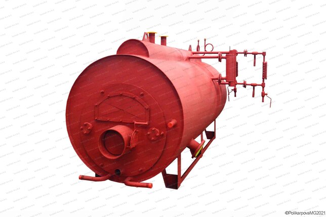 Газовый жаротрубный котел 300 кг пара в час 130 С